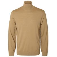 selected jersey noos tray roll neck knit - kelp para hombre