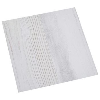 Tableros De Suelo Blanco Y Gris Claro 5,11 M² 55 Uds. Pvc Vidaxl