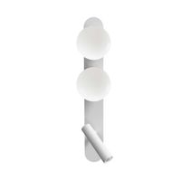 aplique de pared bubble 2 luces