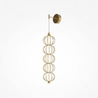 aplique de pared led golden cage 17w