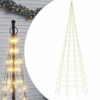 arbol de navidad 550 led blanco calido 300cm vidaxl