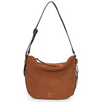 pinko bolso hobo zip around classic suede  vitello seta para mujer