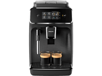 cafetera superautomatica - philips ep222010 molinillo integrado espumador de leche clasico 1500w 15 bar 2 tazas negro