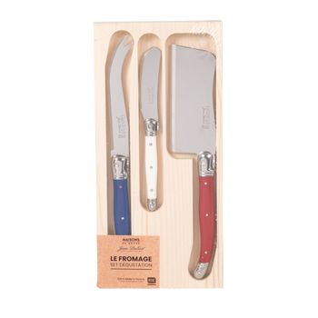 Juego de 3 cuchillos para queso