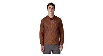Patagonia houdini chaqueta de manga larga marron para hombre