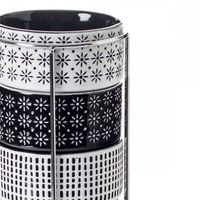 set 6 tazas etnik con soporte