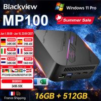 blackview mp100 mini pc 7430u 16gb ddr4 512gb ssd wifi 6 windows 11 pro amd mini ordenador de 6 nucleos y 12 hilos bt52
