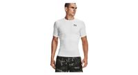 camiseta de compresion de manga corta under armour heatgear blanca