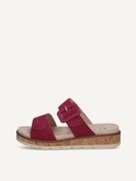 caprice mule pink made of leather without heel size 38