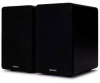 aiwa sp-a100 altavoces de estanteria pasivos par de altavoces de estanteriahi-fi altavoz de 2 vias 150w de potencia woofer de 525 bookself speakers con sistema reflex de graves color negro