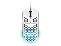 raton gaming - trust gxt 928w inalambrica 6400 dpi ultraligero iluminacion rgb blanco