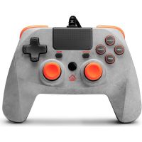 snakebyte rock gamepad naranjagris para ps4