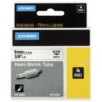 dymo 18053 s0718280 original label tape 9mm x 15m black on white