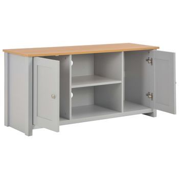 Mueble Tv | Mueble De Salón | Armario Tv Gris 120x39x58 Cm