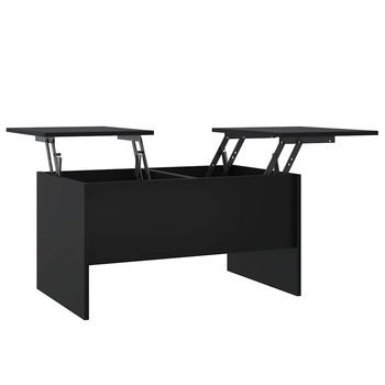 Mesa De Centro 80x50x42,5 Cm Madera - Negro