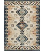 antalia 249 - alfombra fina de viscosa de estilo etnico