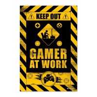 erik editores gameration gamer at work poster 915x61 cm