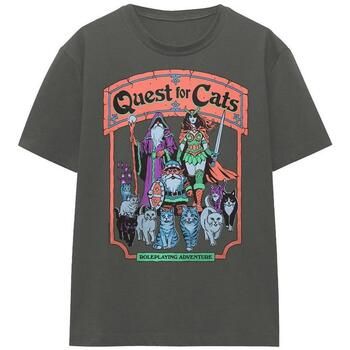 Steven Rhodes Camiseta Quest For Cats para mujer