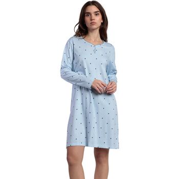 Admas Vestido Camisón de manga larga y cuello redondo Stripes And Stars para mujer