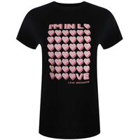 love moschino camiseta im so in love para mujer