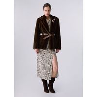 liu jo chaquetas chaqueta en pelo sintetico para mujer