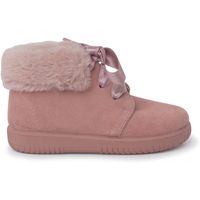 pisamonas botines botitas nina serraje cuello pelo cordones raso para nina