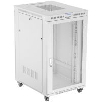 armario rack 19 lanberg ff01-8027-23sl 27u 1000x800mm ip20 gris lcd termostato