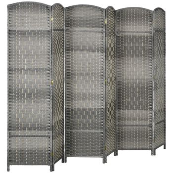 Biombo 270x1.7x180 cm gris