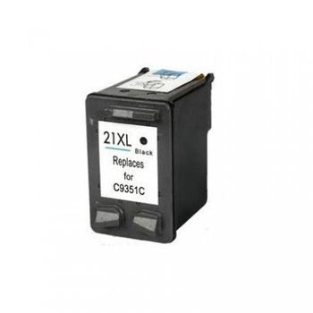 Inkpro Cartucho Tinta Compatible con HP N21XL Negro