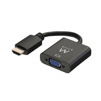 adaptador hdmi macho a vga hembra ewent 015m