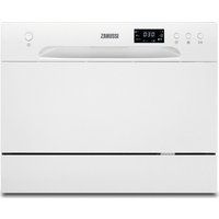 zanussi zdm17301wa compact dishwasher - white white