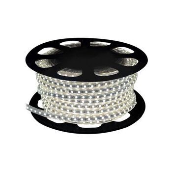 Tira Led Matel 230v Ip65 Smd3528 25mts 6400k