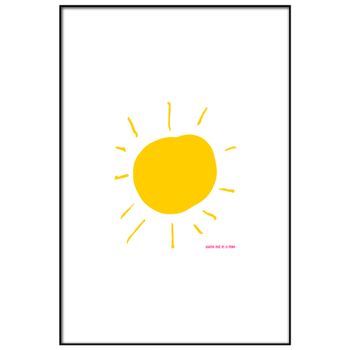 Panorama Cuadro Metacrilato Enmarcado Agatha Ruiz De La Prada Sol 70x100 Cm