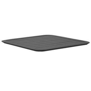 Tablero de tablero 60x60 cm en aluminio negro