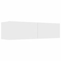 mueble de tv madera de ingenieria blanco 120x30x30 cm vidaxl