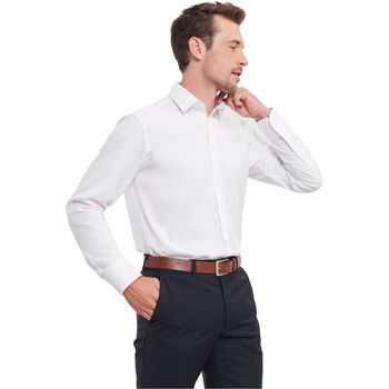 Russell Collection Camisa manga larga J962M para hombre
