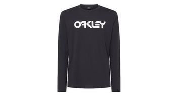 Camiseta de manga larga oakley mark ii 2 0 negra   blanca