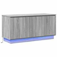 mueble de tv  mueble de salon  gabinete de tv gris sonoma 100 x 38 x 49 cm madera de ingenieria