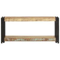 mueble tv  mueble de salon  armario tv de madera maciza reciclada 90x30x40 cm