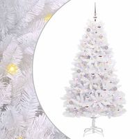 arbol de navidad artificial con ramas articuladas blanco 180 cm vidaxl
