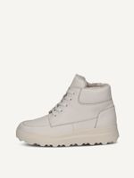 caprice bootie white made of leather without heel size 37