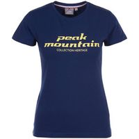 peak mountain camiseta t-shirt manches courtes femme acosmo para mujer