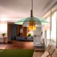 ledkia lampara colgante cristal dolly - diseno vintage y acabados de calidad