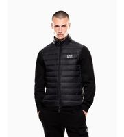 ea7 para hombre 8npq06pngpz chaleco plegable core identity negro xl casual poliester