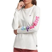 superdry camiseta manga larga vintage 90s para mujer