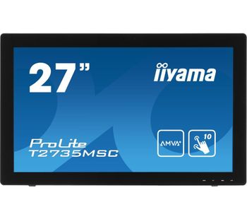 IIYAMA ProLite T2735MSC-B2 Full HD 27” LCD Touchscreen Monitor - Black, Black