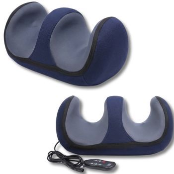 Cojín Masaje 3d Calor Muslos Caderas - Bodylife Deepknead Pro Negro