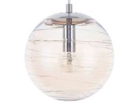 lampara colgante  vidrio dorado