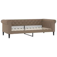 sofa cama  cama para adultos cuero sintetico color capuchino 100x200 cm