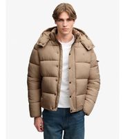 superdry para hombre m5012529a chaqueta acolchada premium ripstop beige xl casual ribstop